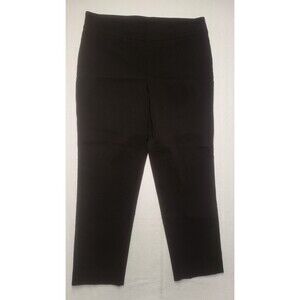 Briggs Women's Black Pull on Trousers EUC Size 14P USA Seller